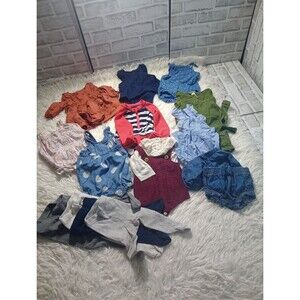 Baby Girl  NB 17 Piece Spring/Summer  Lot  Carters Cat & Jack H&M